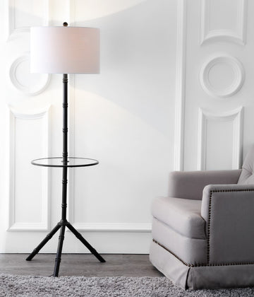 Hall 62" Metal LED End Table Floor Lamp - JONATHAN Y